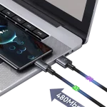 کابل شارژ USB-A به USB-C یوسمز مدل US -SJ663 طول 1.2 متر