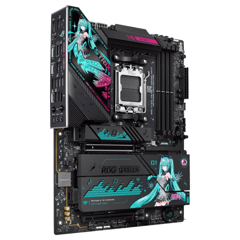 مادربرد ایسوس مدل ROG STRIX X870E-H GAMING WIFI7 HATSUNE MIKU EDITION