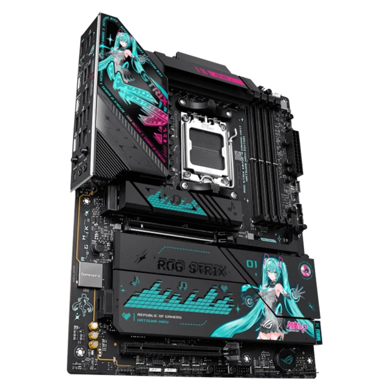 مادربرد ایسوس مدل ROG STRIX X870E-H GAMING WIFI7 HATSUNE MIKU EDITION