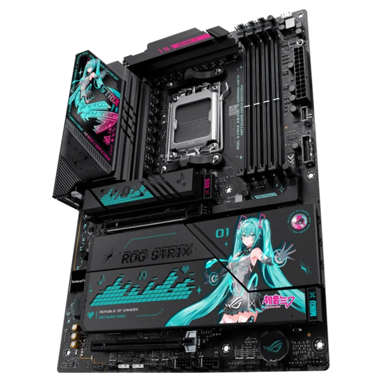 مادربرد ایسوس مدل ROG STRIX X870E-H GAMING WIFI7 HATSUNE MIKU EDITION