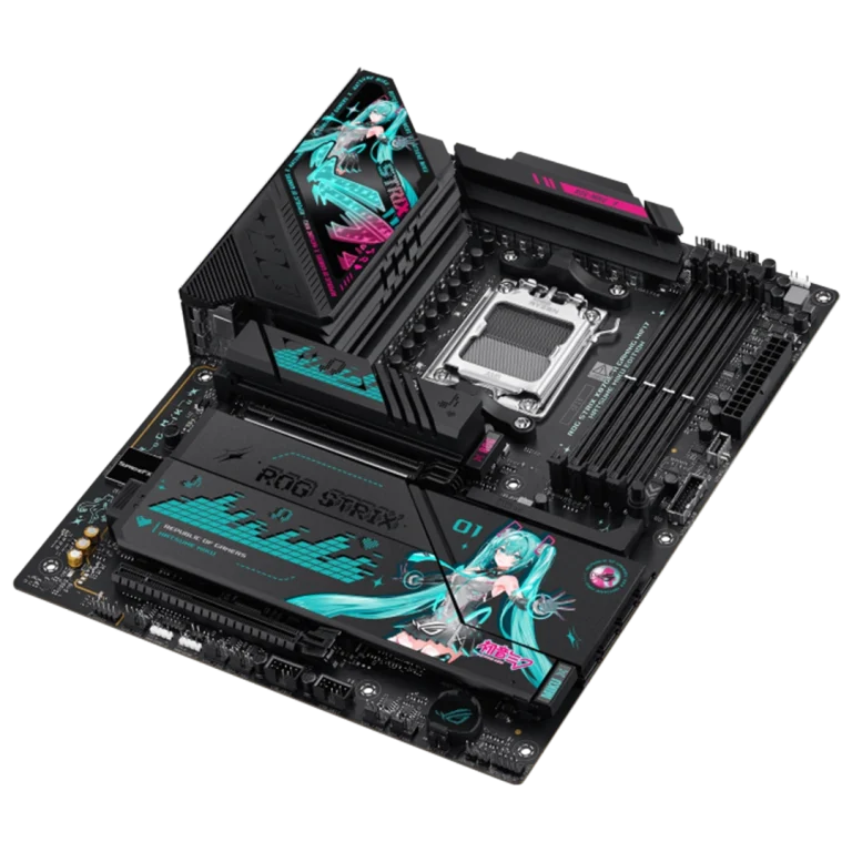 مادربرد ایسوس مدل ROG STRIX X870E-H GAMING WIFI7 HATSUNE MIKU EDITION