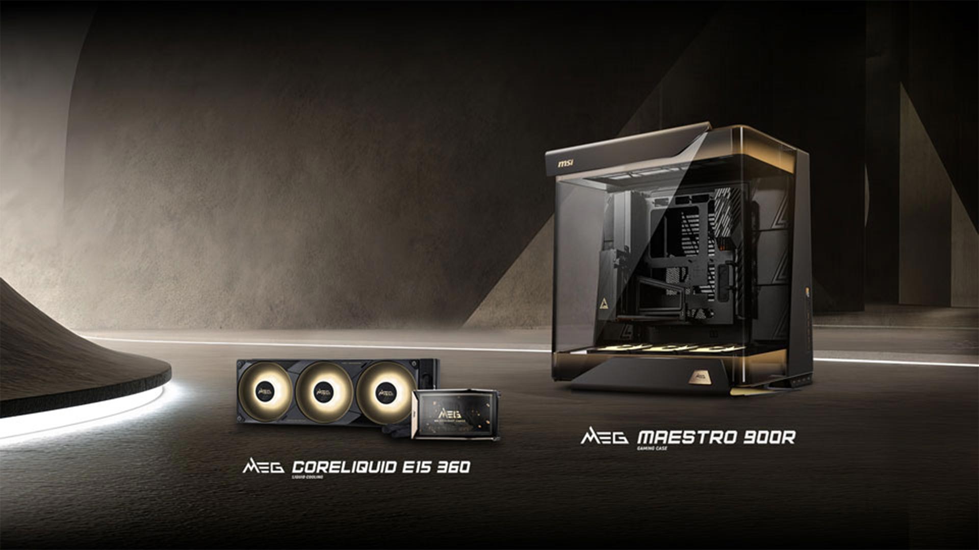 MSI از کیس MEG MAESTRO 900R و خنککننده CORELIQUID E15 360 برای گیمرها و سازندگان حرفهای رونمایی کرد